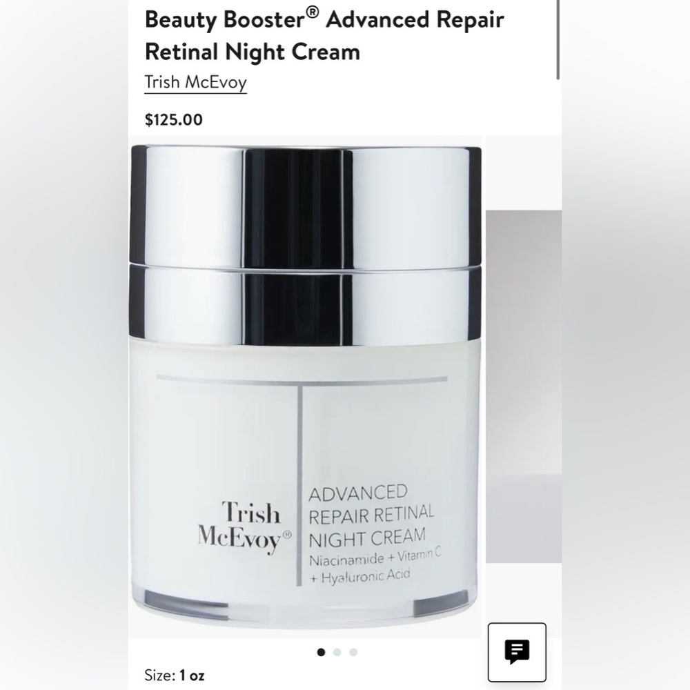 New Trish Mcevoy advanced repair retinal night cream